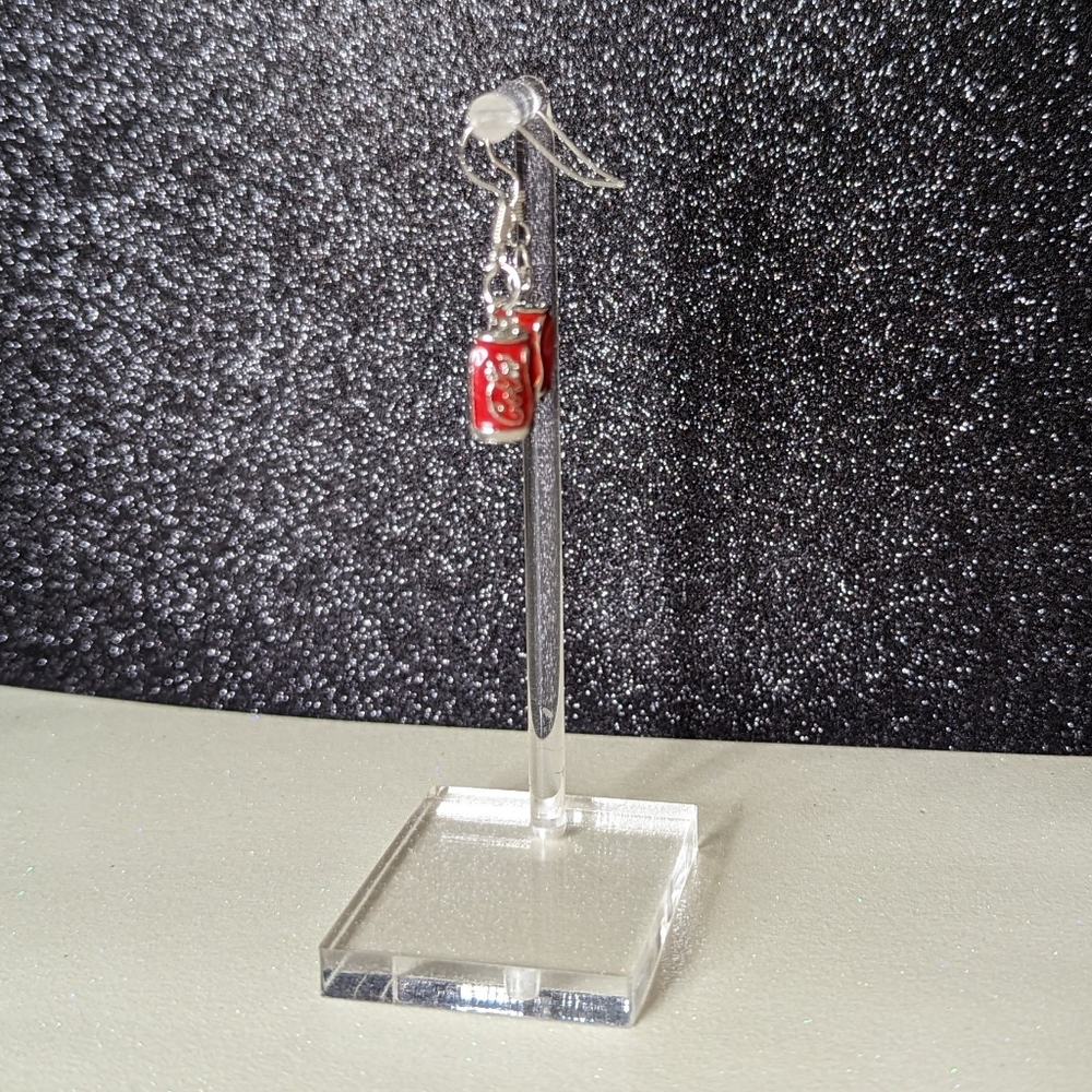 Coke red can drop earrings - Picture 5 of 6